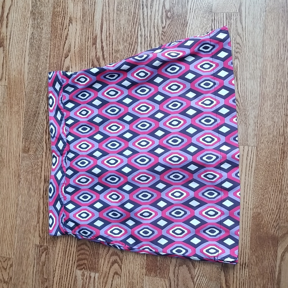 (6) GC Gordon Cooper Golf Multicolored Geometric Print Skort Athleisure Sporty